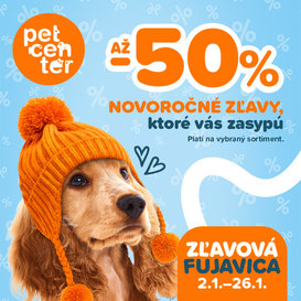 PetCenter hlási zľavovú fujavicu!