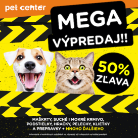 Výpredaj v predajni Pet Center