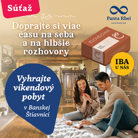 Hrajte s Panta Rhei o víkendový pobyt v Banskej Štiavnici