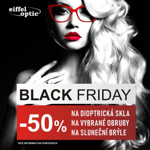 Zľava 50 % - Black Friday v Eiffel Optik
