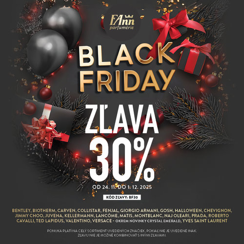 Black Friday v parfumériách FAnn!