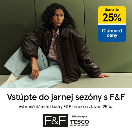 Zľava 25 % na dámske oblečenie F&F