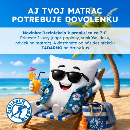 Aj tvoj matrac potrebuje dovolenku