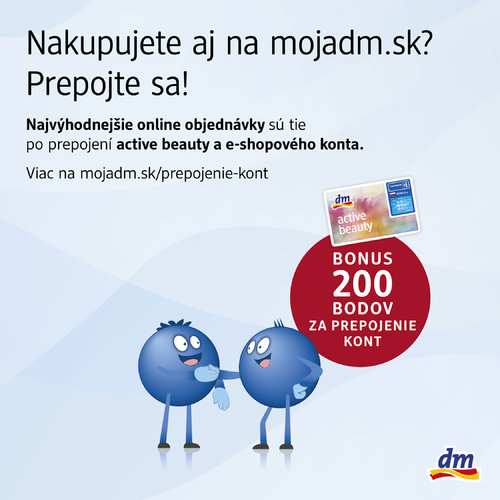 Marec je v predajniach dm v znamení prepojenia kont